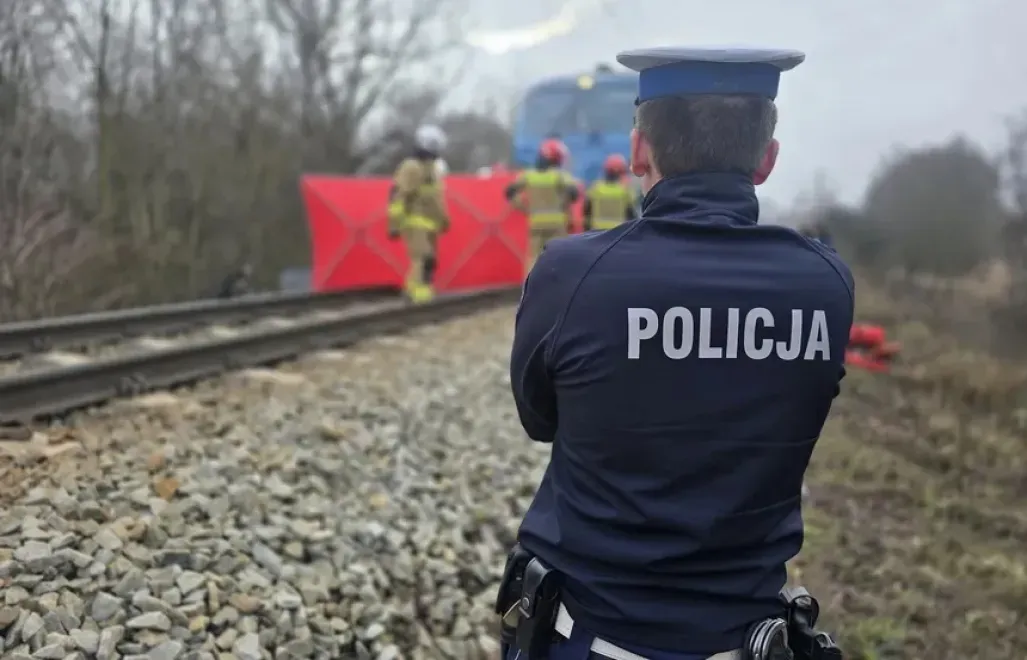 Śmiertelne potrącenie przez pociąg, zdjęcie ilustracyjne, fot. Komenda Powiatowa Policji w Ząbkowicach Śląskich
