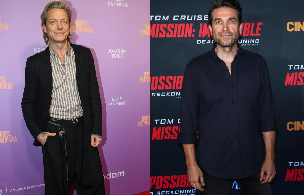 Marcin Dorociński (P) i Wojtek Mazolewski (L). Fot. PAP/Leszek Szymański/Rafał Guz