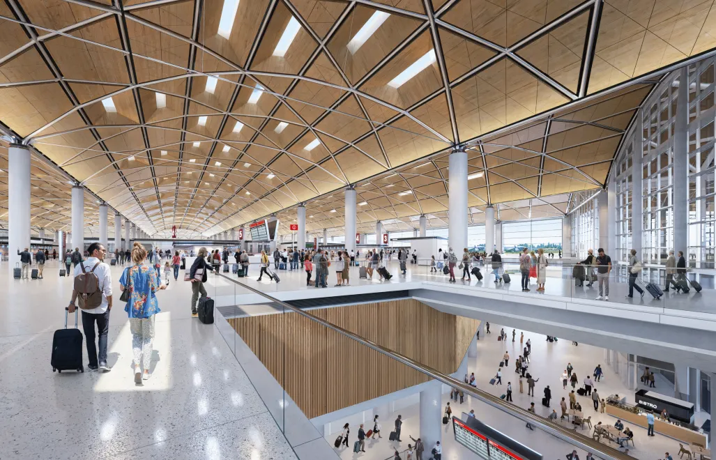 Nowe lotnisko krajowe, zlokalizowane będzie 37 kilometrów na zachód od Warszawy. Fot. portpolska.pl