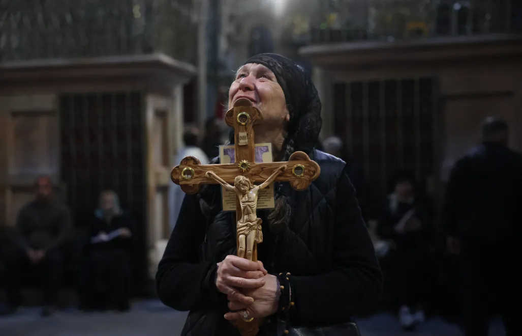 Wielki Piątek w Jerozolimie. Fot. PAP/EPA/ABIR SULTAN