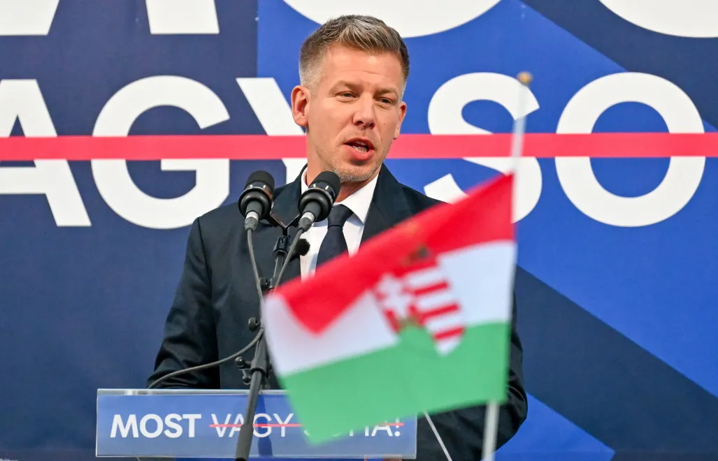 Peter Magyar Fot. PAP/EPA/TIBOR ILLYES