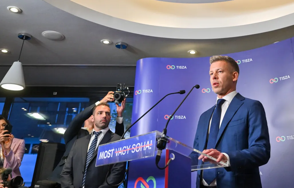 Peter Magyar Fot. PAP/EPA/Tibor Illyes