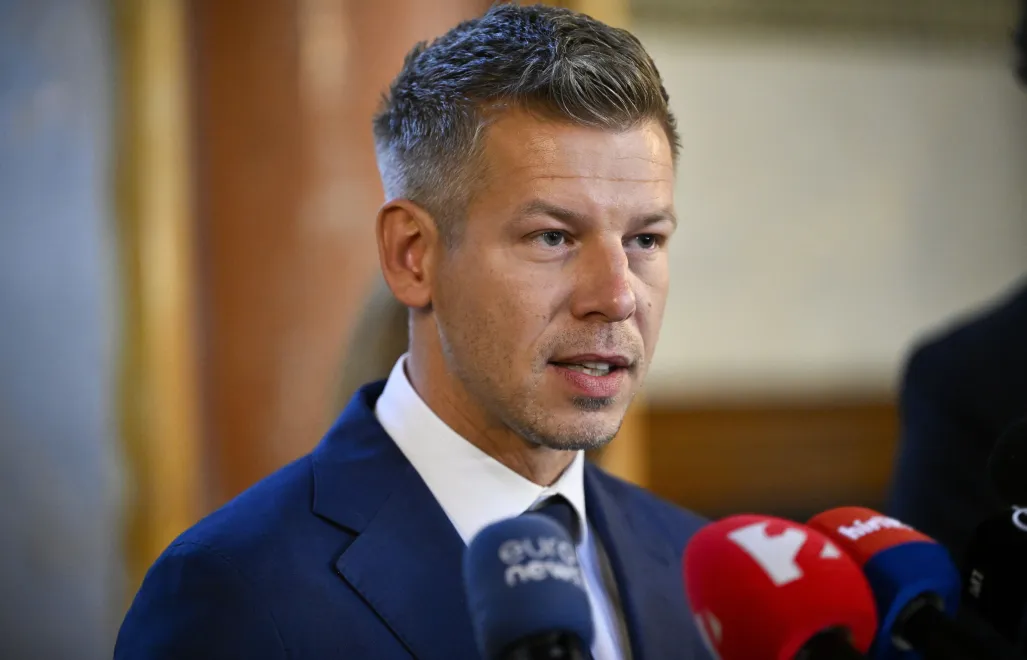 Peter Magyar Fot. PAP/EPA/ROBERT HEGEDUS