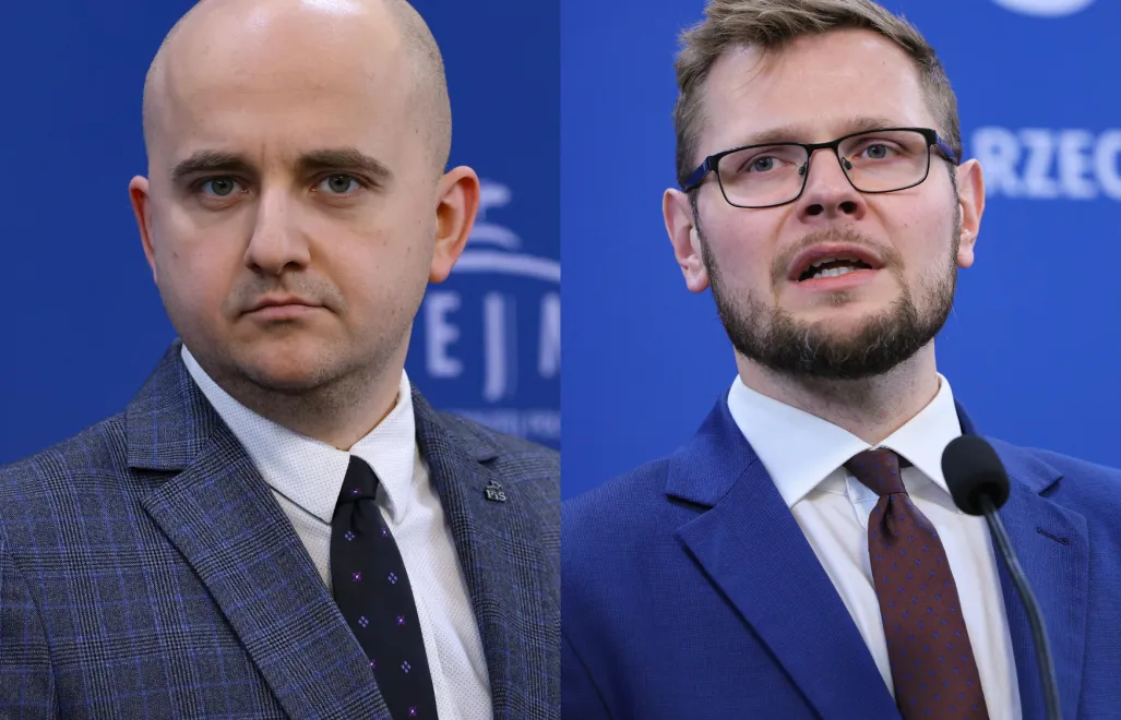 Dariusz Matecki, Michał Woś. Fot. PAP/Albert Zawada, Rafał Guz, 