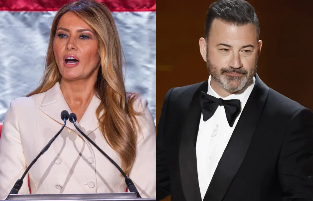 Melania Trump i Jimmy  Kimmel, fot. PAP/