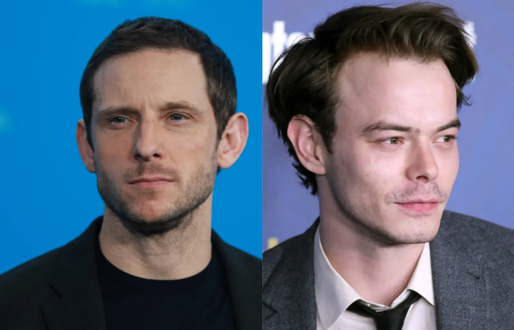 Jamie Bell, Charlie Heaton. Fot. PAP/EPA/CLEMENS BILAN /DAVID SWANSON 