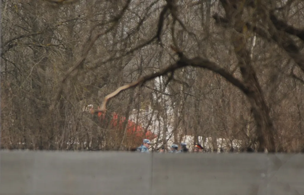 Szczątki rozbitego samolotu w Smoleńsku. Fot. PAP/Jacek Turczyk