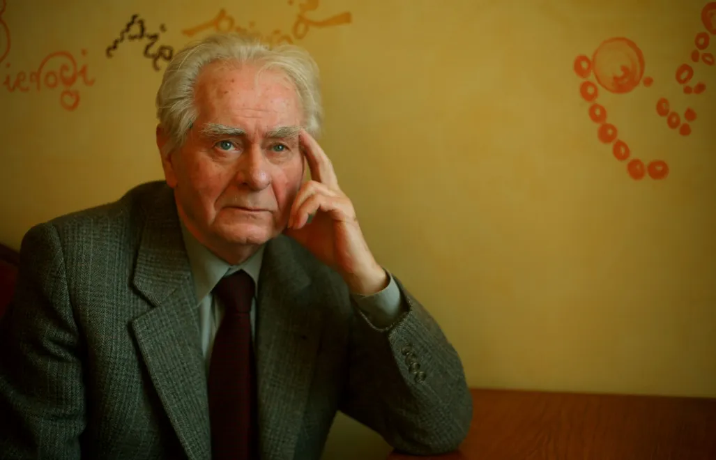 Wiesław Myśliwski w 2011 r. Fot. PAP/Tomasz Gzell