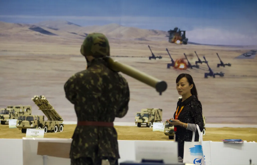 Переносной зенитно-ракетный комплекс. Фотоиллюстрация. Fot. PAP/EPA/	Diego Azubel