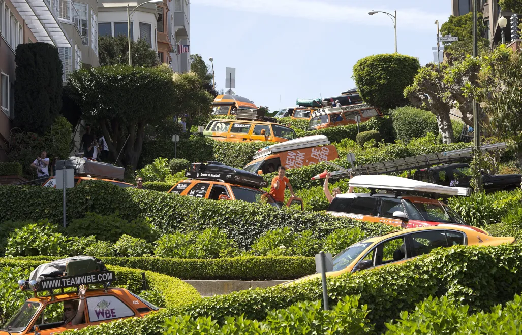 Lombard Street. Fot. EPA/JOHN G. MABANGLO