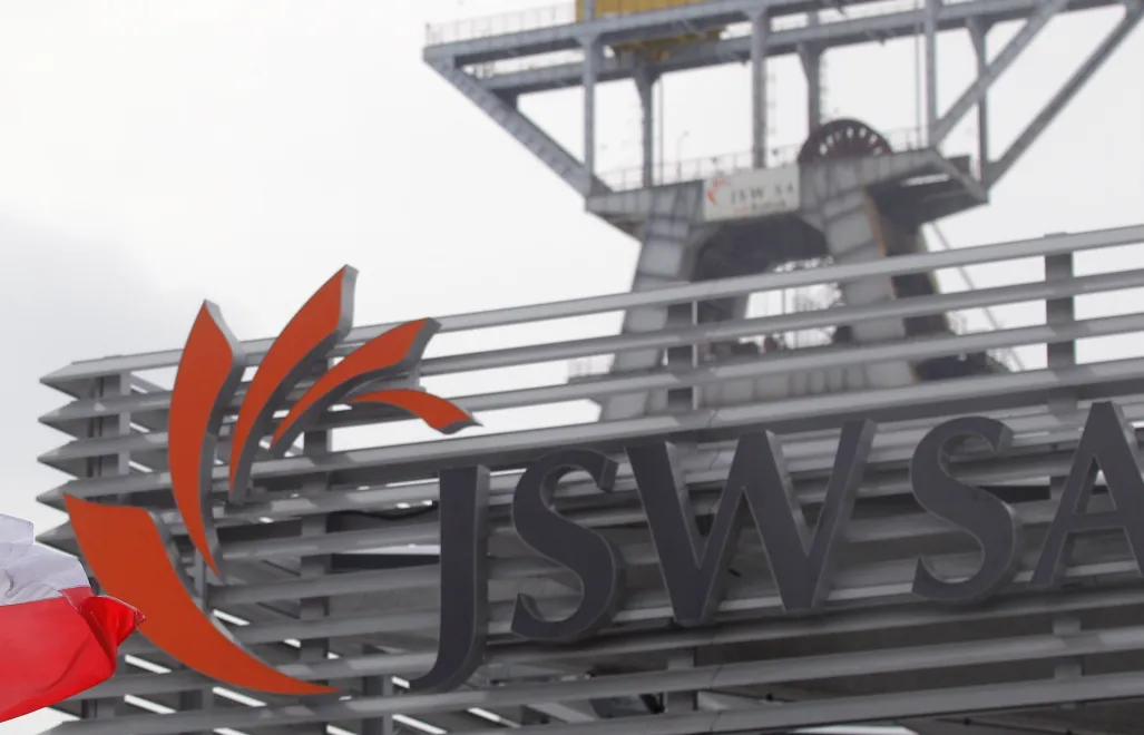 Logo JSW Fot. PAP/Andrzej Grygiel