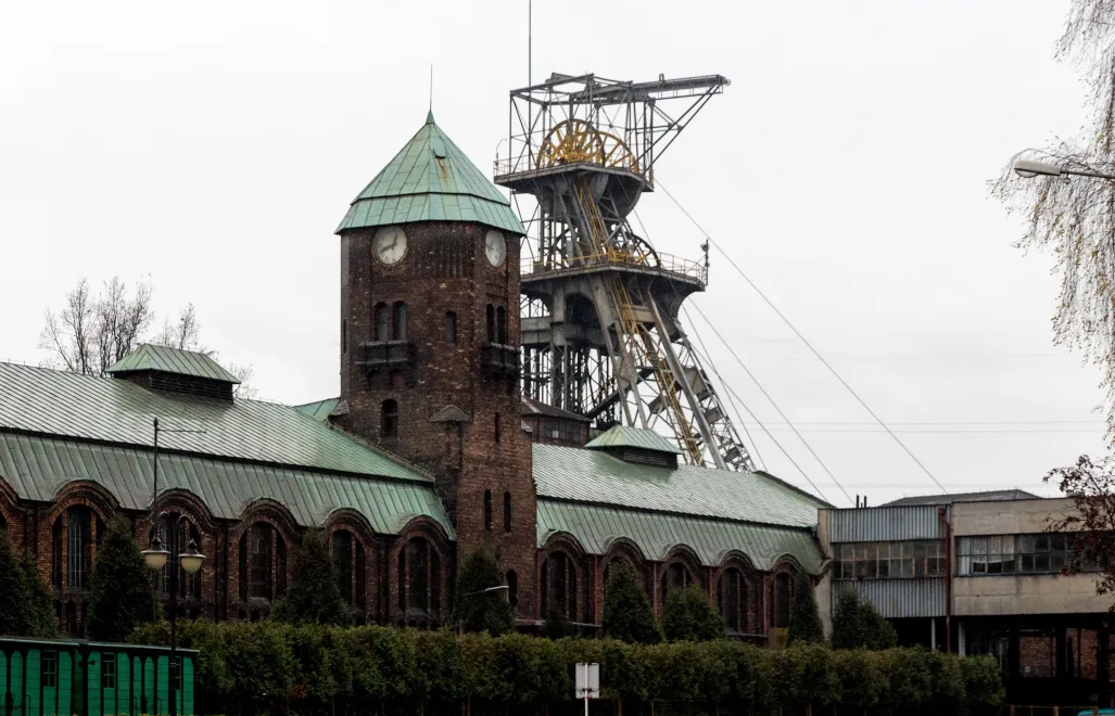 KWK Wieczorek w Katowicach w 2015 r. Fot. PAP/Andrzej Grygiel