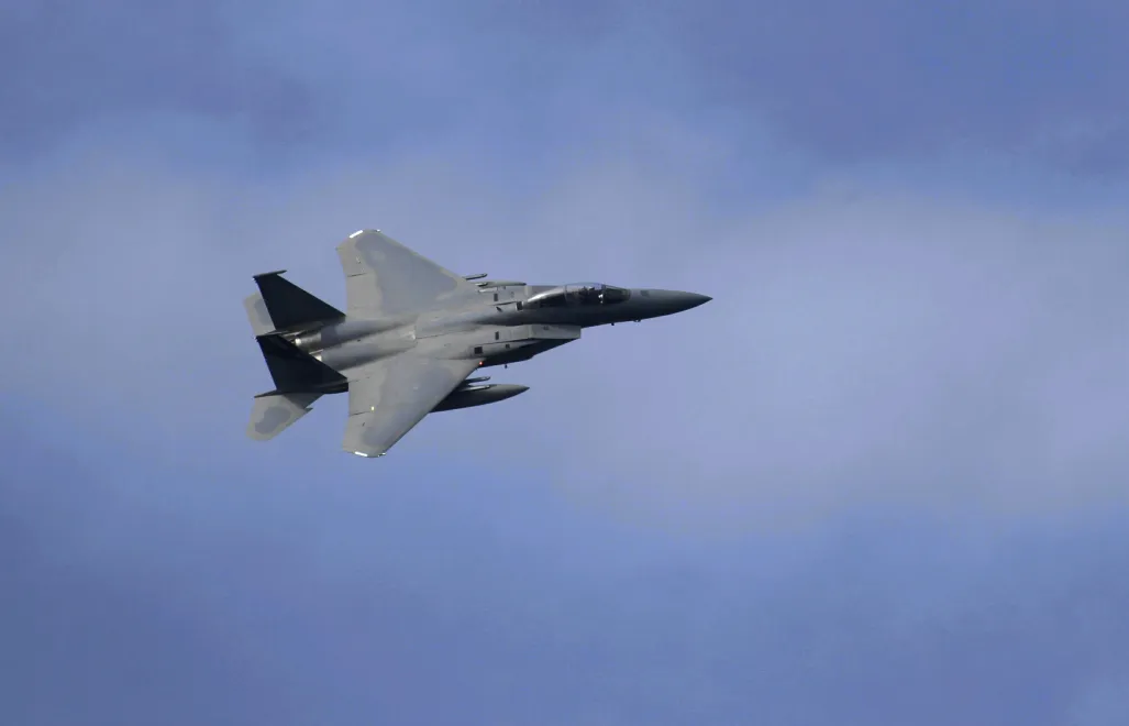 F-15 (zdj. ilustracyjne) Fot. PAP/EPA/VALDA KALNINA