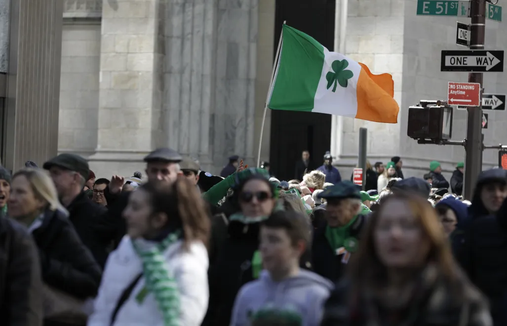 Obchody Dnia św. Patryka w Nowym Jorku, zdjęcie ilustracyjne, fot. PAP/EPA/JASON SZENES