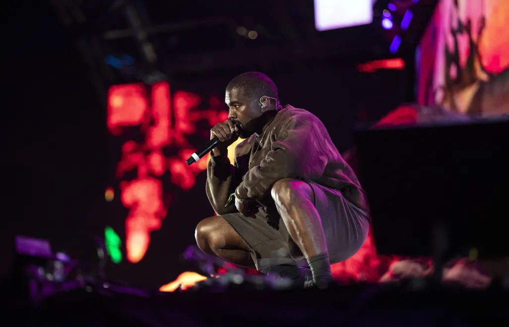 Kanye West, fot. PAP/EPA/ETIENNE LAURENT