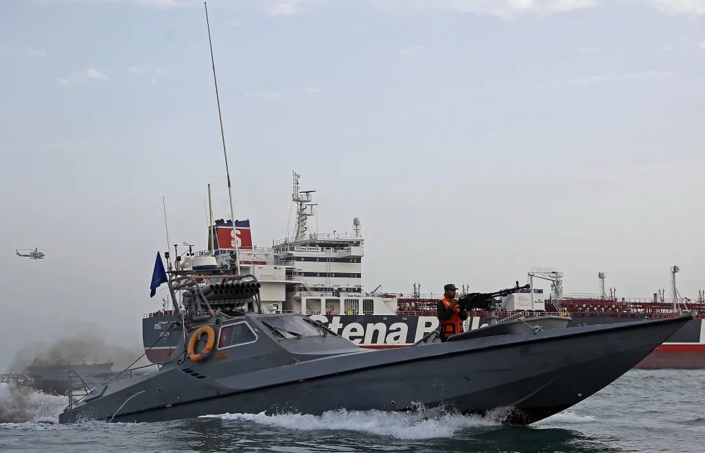 Patrol irańskiej Gwardii Rewolucyjnej (zdjęcie ilustracyjne). Fot. EPA/HASAN SHIRVANI