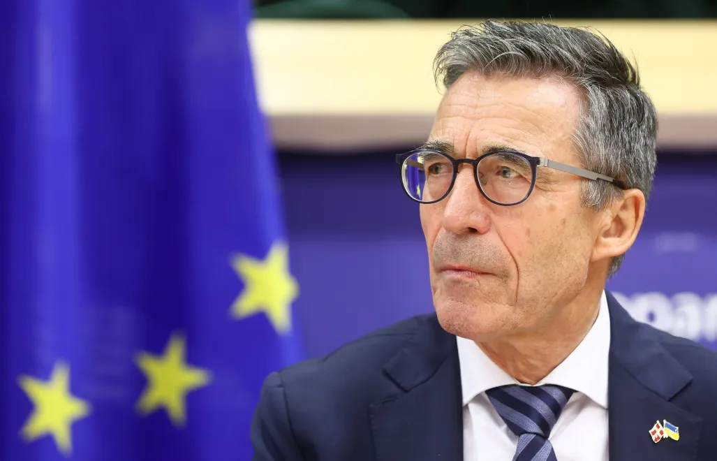  Anders Fogh Rasmussen. Fot. PAP/EPA/STEPHANIE LECOCQ