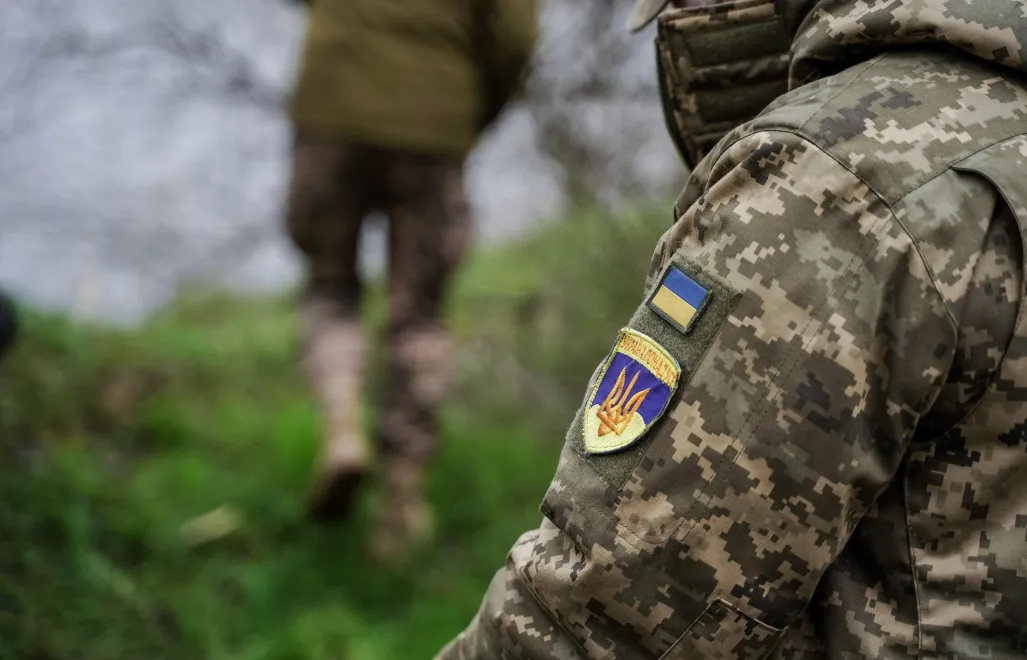 Український військовий, фотоілюстрація Fot. PAP/Vladyslav Karpovych 