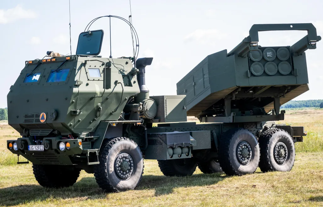 Wyrzutnia rakietowa HIMARS. Fot. PAP/Tytus Żmijewski