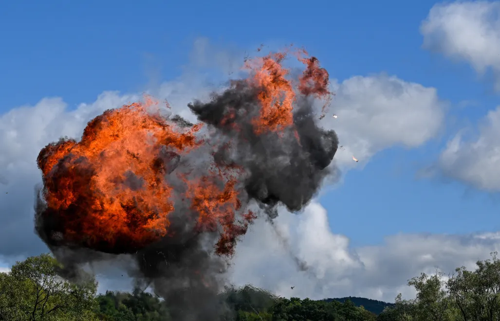 Вибух, фотоілюстрація. Fot. PAP/Darek Delmanowicz