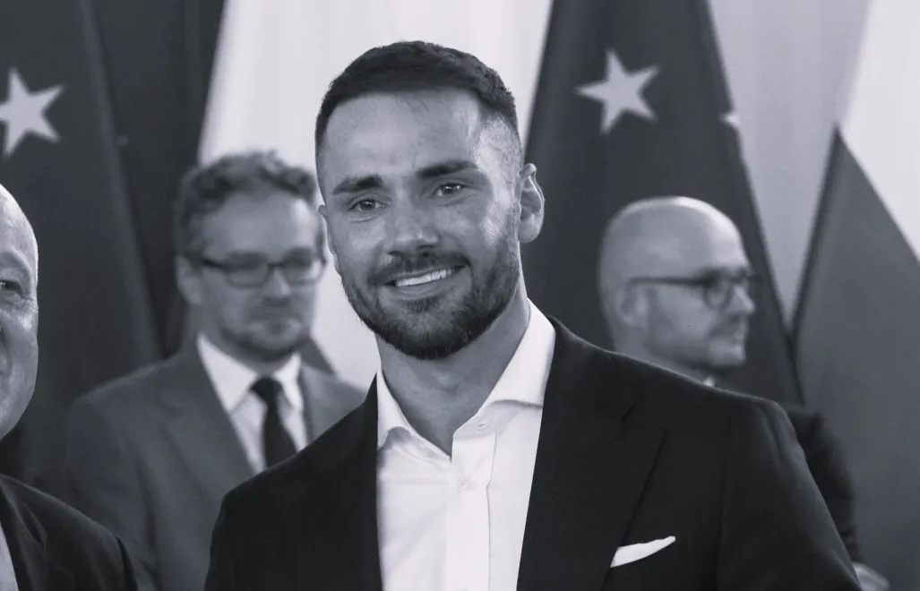 Poseł Lewicy Łukasz Litewka. Fot. PAP/Paweł Supernak