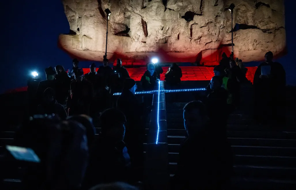 W podziemnej Drodze Krzyżowej, prowadzącej pochylnią Barącza do kaplicy św. Kingi, modliło się ok. 200 osób. Fot. PAP/	Wojtek Jargiło (zdjęcie ilustracyjne)