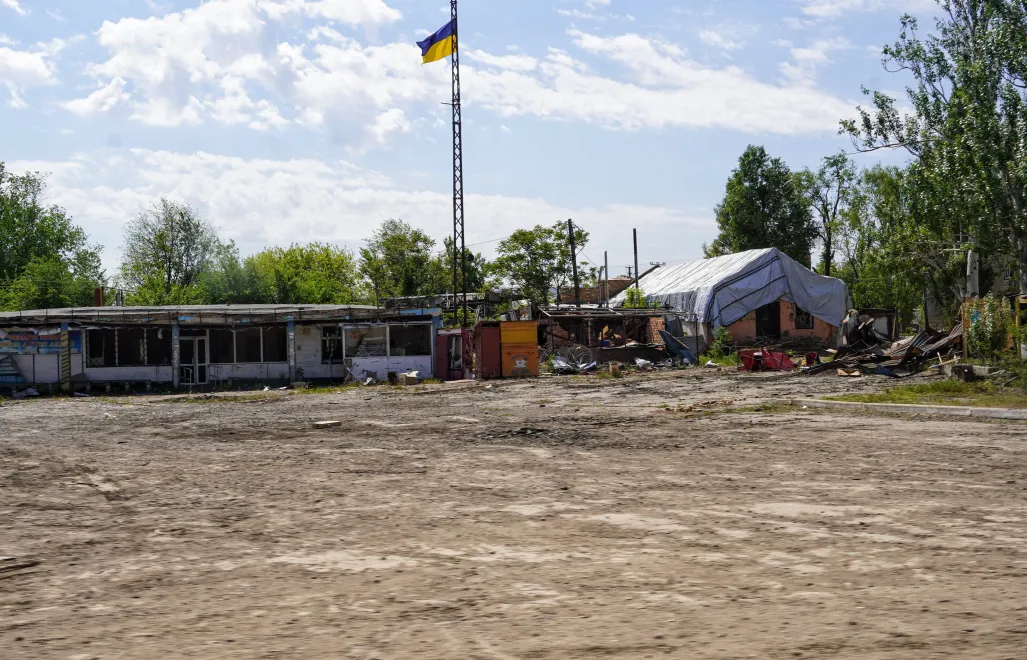 Запорожье. Орехов. Fot. PAP/Alena Solomonova