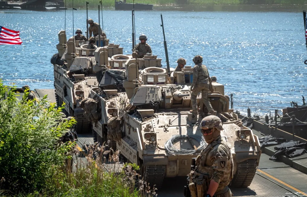 Amerykańscy żołnierze. Fot. PAP/Marcin Bielecki