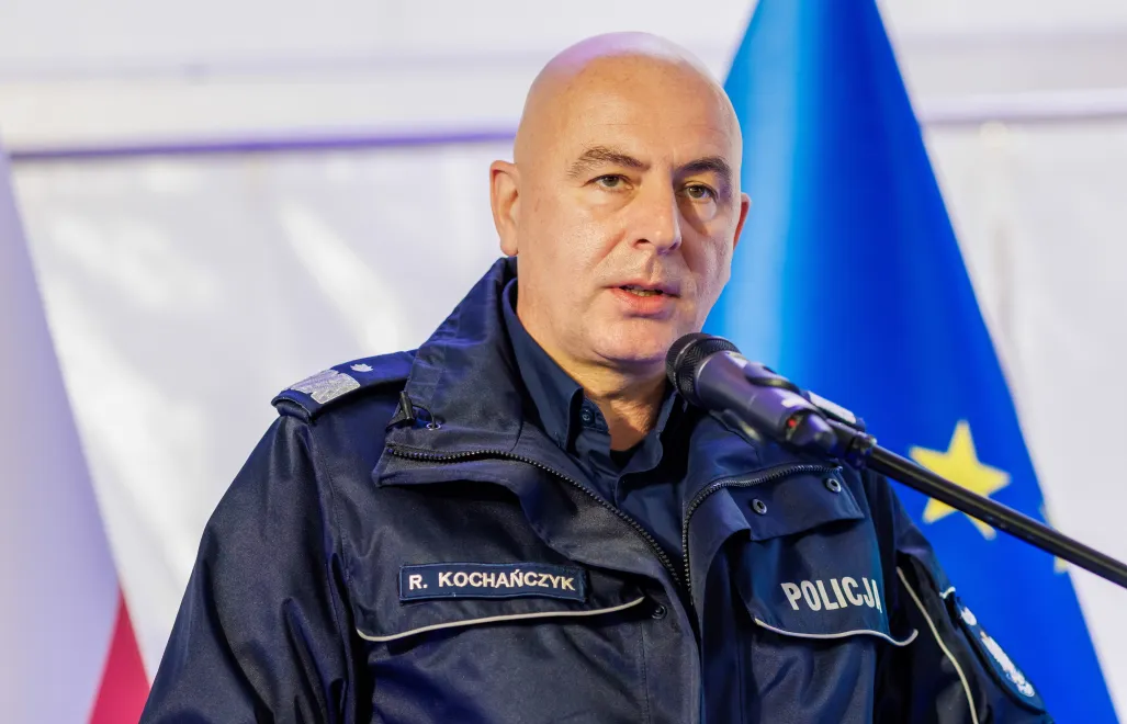 Zastępca szefa KGP nadinsp. dr Rafał Kochańczyk. Fot. PAP/Marek Zakrzewski