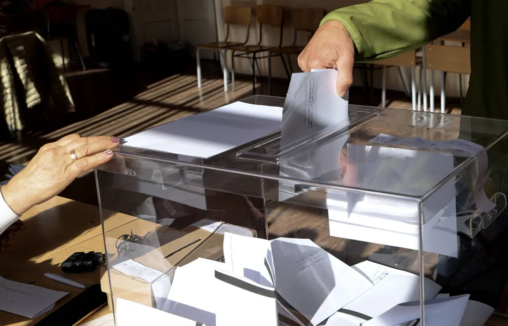 Głosowanie w Bułgarii, fot. PAP/EPA/GEORGI LICOVSKI