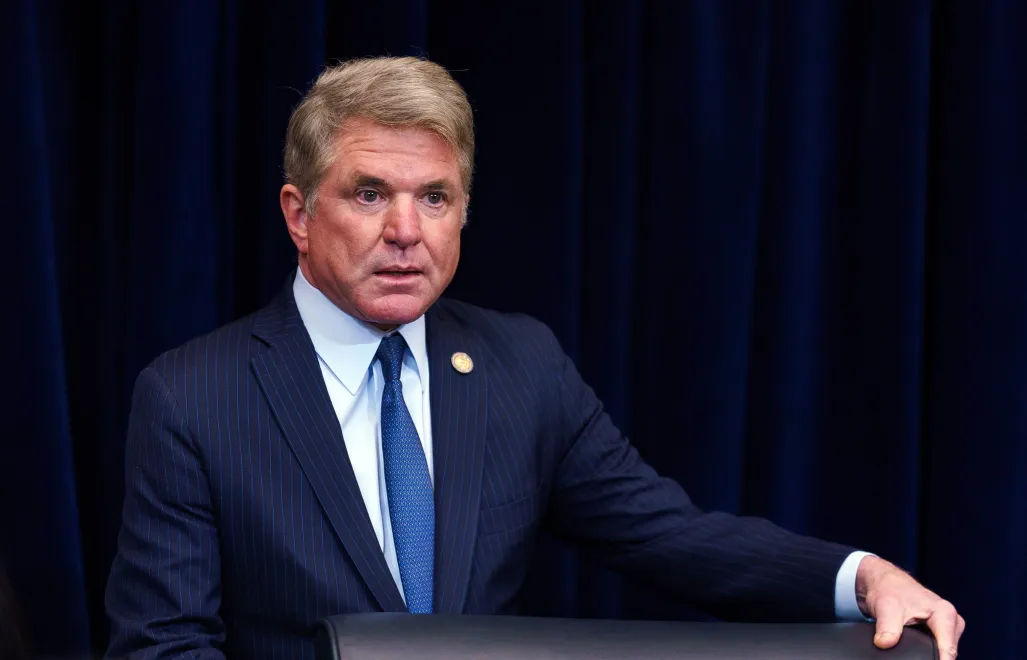 Представитель Республиканской партии, конгрессмен Майкл Маккол. Fot. PAP/EPA/WILL OLIVER