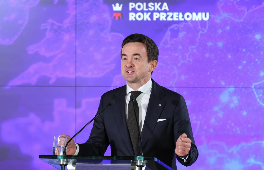 Prezes Giełdy Papierów Wartościowych w Warszawie Tomasz Bardziłowski. Fot. PAP/Paweł Supernak