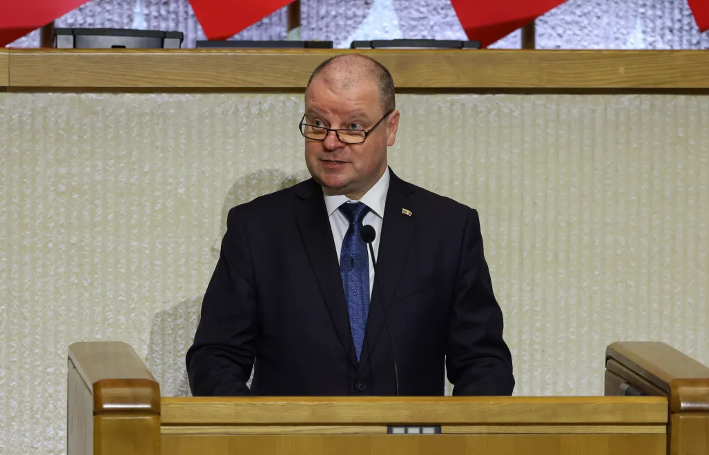 Saulius Skvernelis. Fot. PAP/Albert Zawada