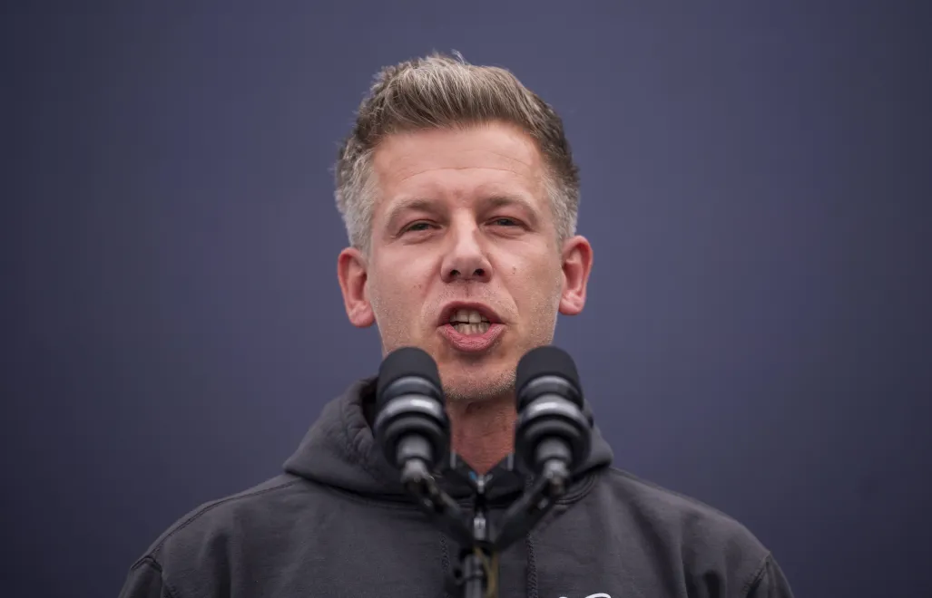 Peter Magyar. Fot. PAP/EPA/	Zoltan Balogh