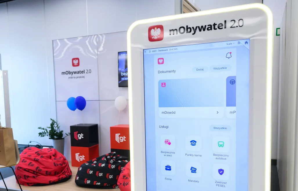 Aplikacja mObywatel Fot. PAP/Jakub Kaczmarczyk