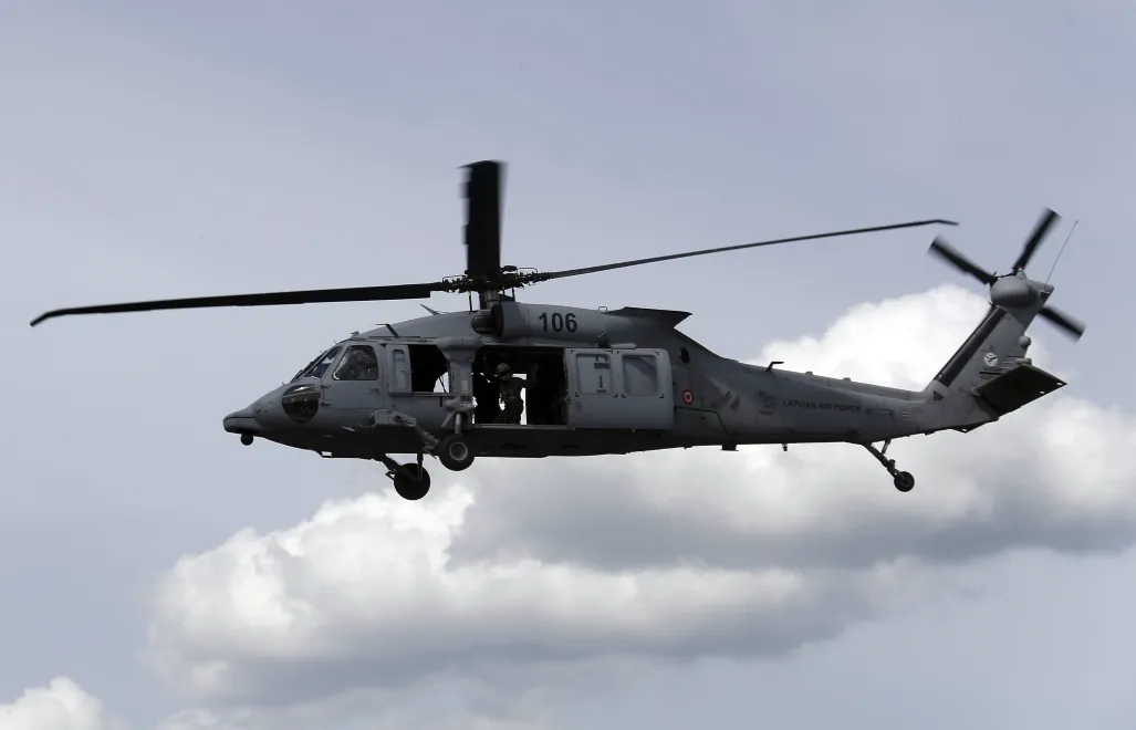 Śmigłowiec Black Hawk Fot. PAP/EPA/TOMS KALNINS