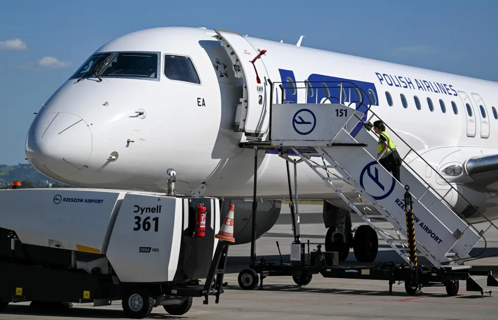 Samolot PLL LOT, fot. PAP/Darek Delmanowicz