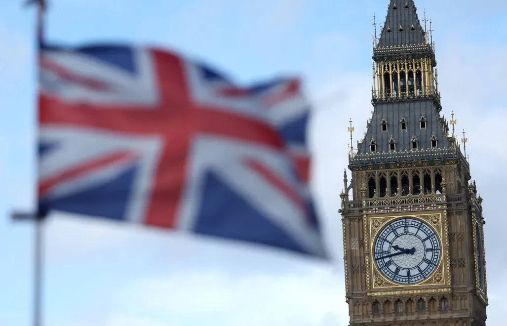 Flaga Wielkiej Brytanii, zdjęcie ilustracyjne, fot. PAP/EPA/NEIL HALL