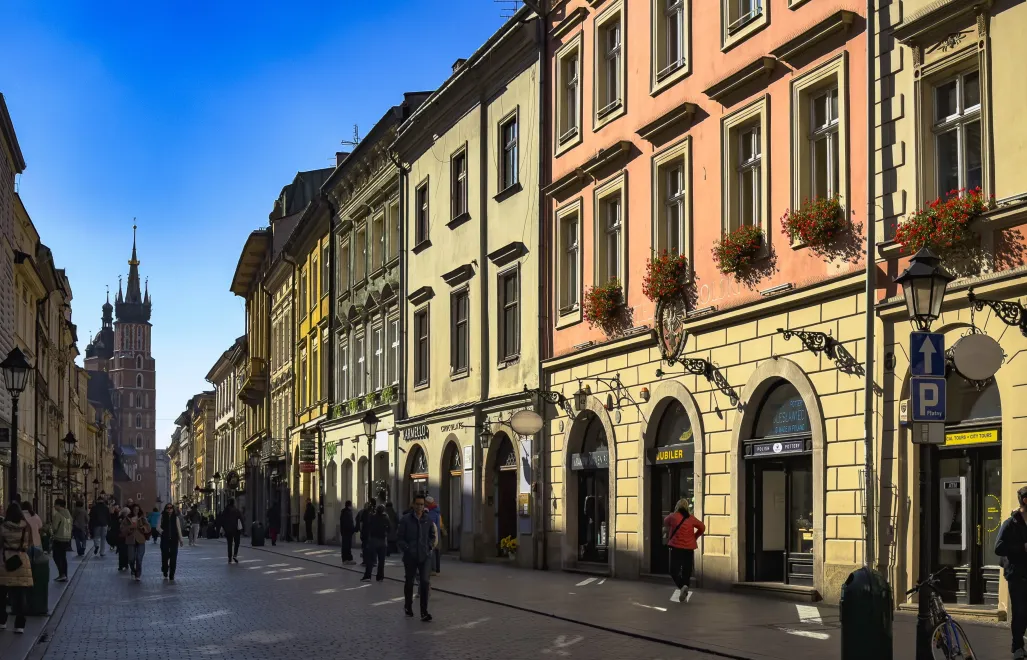 Kraków, ulica Floriańska. Fot. PAP/Jerzy Ochońsk