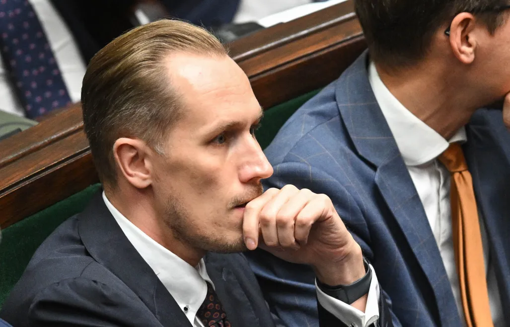 Poseł Konfederacji Konrad Berkowicz, fot. PAP/