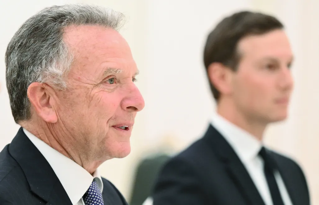 Steve Witkoff, Jared Kushner. Fot. PAP/EPA/KRISTINA KORMILITSINA / SPUTNIK / KREMLIN