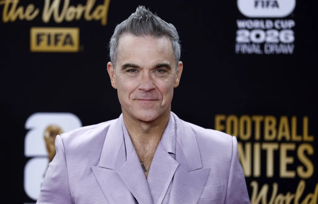 Robbie Williams. Fot. PAP/EPA/WILL OLIVER