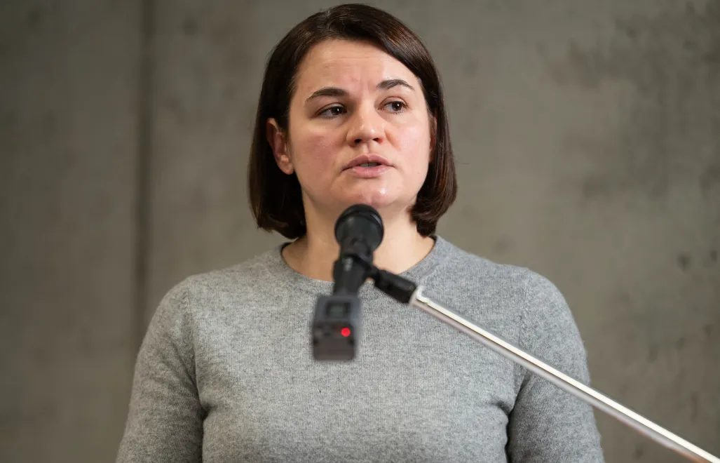 Swiatłana Cichanouska. Fot. PAP/Valdemar Doveiko