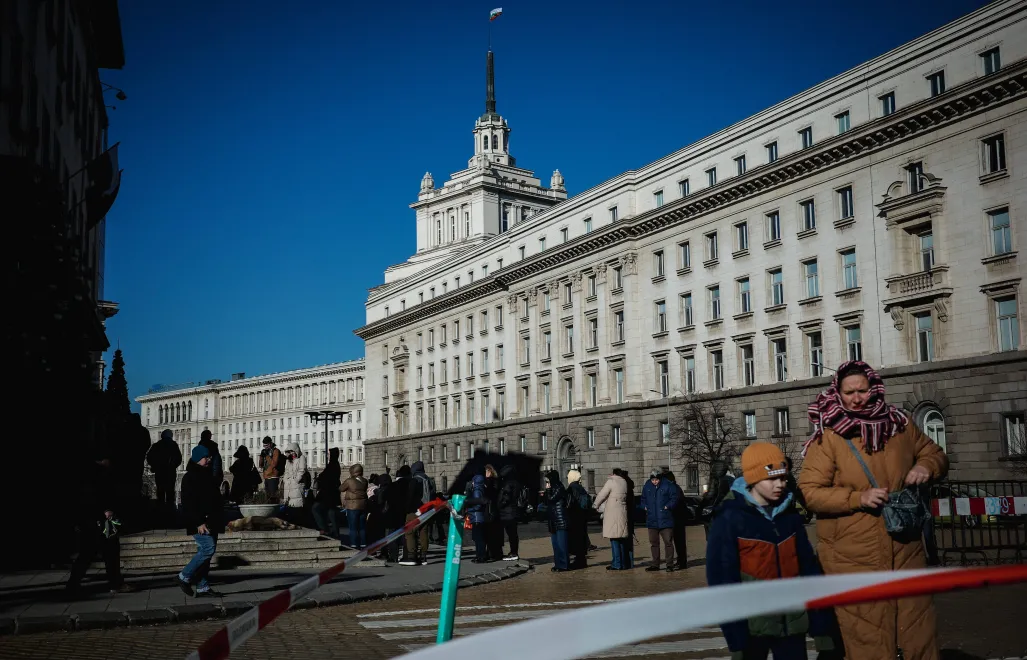 Здание болгарского парламента - Народного собрания. Fot. PAP/EPA/BORISLAV TROSHEV