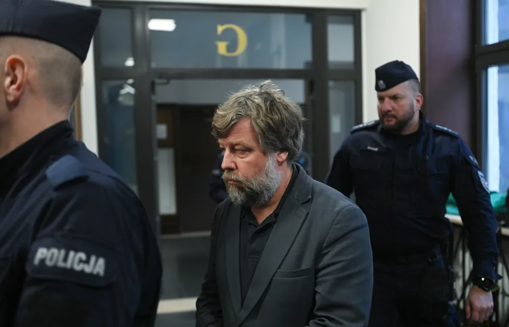 Олександр Бутягін (по центру). Fot. PAP/Marcin Obara 