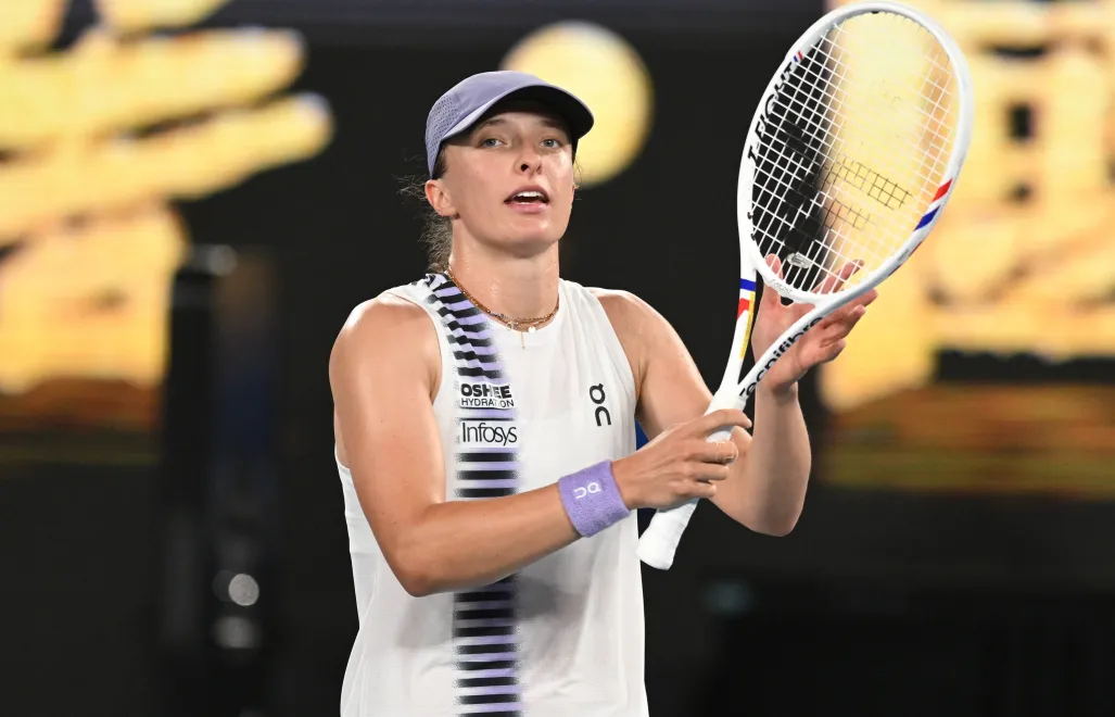 Iga Świątek, fot. PAP/EPA/AAP/LUKAS COCH