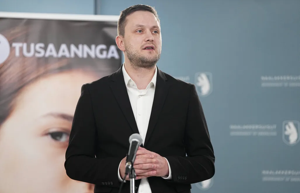 Premier Grenlandii Jens-Frederik Nielsen. Fot. PAP/EPA/Mads Claus Rasmussen