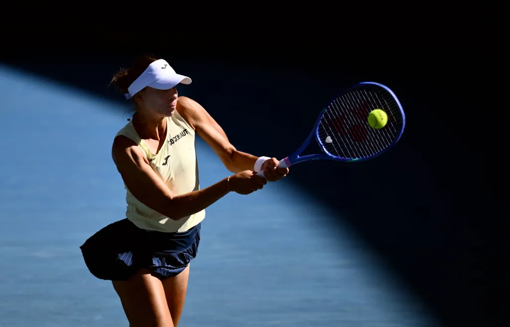 Magda Linette. Fot. PAP/EPA/JOEL CARRETT