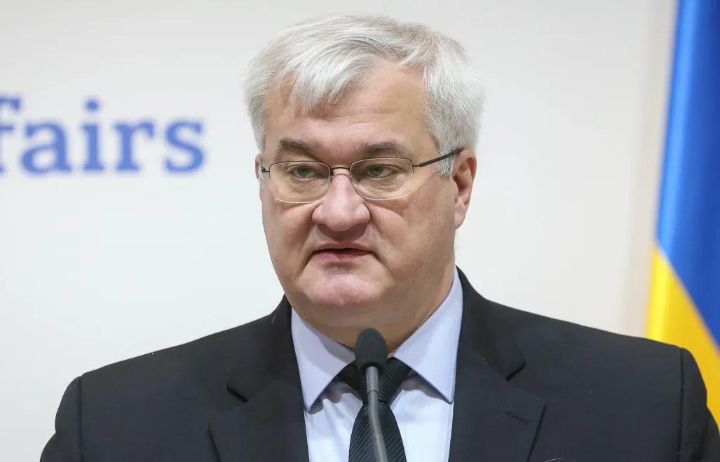 Minister spraw zagranicznych Ukrainy Andrij Sybiha Fot. PAP/Victor Kovalchuk