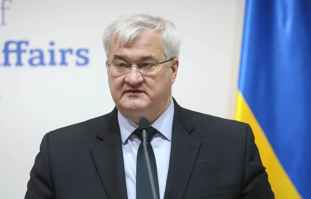 Министр иностранных дел Украины Андрей Сибига. Fot. PAP/Victor Kovalchuk